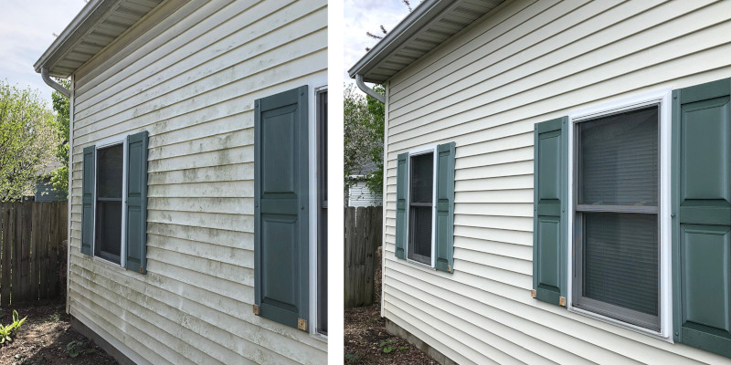 Siding Cleaning in Lawrence, Kansas